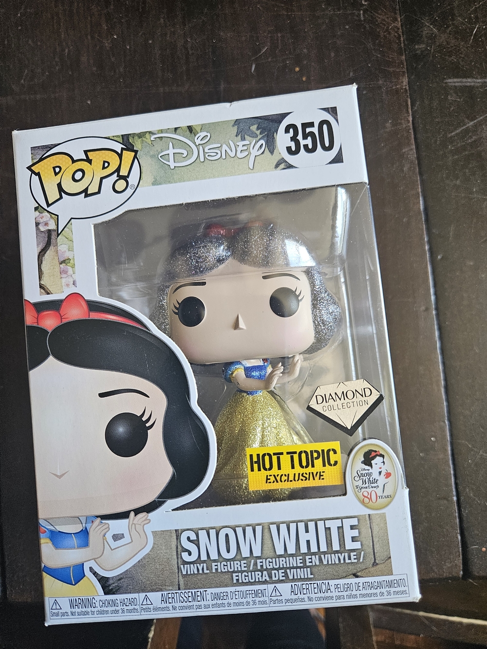 Funko Snow White Pop! Vinyl - Gold, Blue, Red, Black